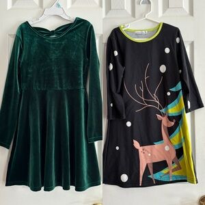 Girls holiday dresses- size 8